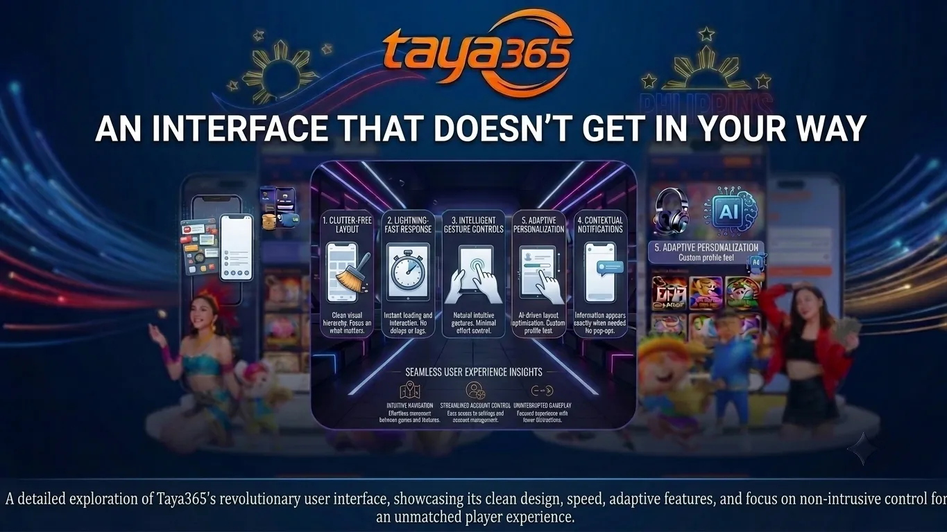 Taya365 - An Interface That Doesn't Get in Your Way